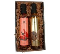 Pack Aceites Condimentados La Chinata con Estuche Deliex - Ideal para Cocina Gourmet y Regalo (Guindilla y Tru)
