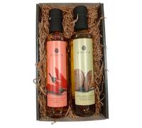 Pack Aceites Condimentados La Chinata con Estuche Deliex - Ideal para Cocina Gourmet y Regalo (Guindilla y Boletus)