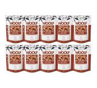 Pack Ahorro 10x100gr - Woolf Bocaditos de Ternera - Premios, chuches Naturales para Perros