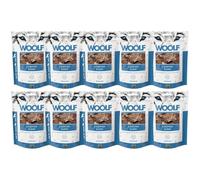 Pack Ahorro 10x100gr - Woolf Sushi Bacalao - Premios, chuches Naturales para Perros