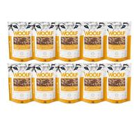 Pack Ahorro 10x100gr - Woolf Triángulos de Pollo y Bacalao - Premios, chuches Naturales para Perros