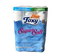 PACK AHORRO - 24 Rollos de papel higienico FOXY SuperSoft