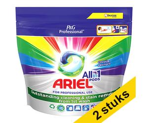 Pack Ahorro: 2x Ariel All-in-one Professional Color detergente en cápsulas (70 lavados)