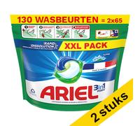 Pack Ahorro: 2x Cápsulas de detergente Ariel All-in-one Mountain Spring (130 lavados)