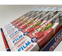 Pack ahorro - Film alimentario 30 metros - Caja 12 Uds - Film transparente - Gran adherencia - Muy resistente - Papel film cocina - corta fácil