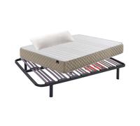 Pack ahorro golden descanso completo 135x180 cm (colchón + somier multiláminas + patas + almohada) 30 cm