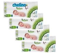 Pack ahorro Pañales T1 1-3 kg Chelino Nature 112 Uds