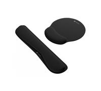 PACK ALFOMBRILLA Y REPOSAMUÑECAS NATEC CHIPMUNK 2-IN-1 ERGONOM SET ACOLCHADO BL