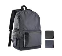 pack all Mochila plegable ligera 18L, gris, talla única