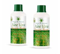 Pack Aloe Vera 100% Puro Biológico - Jugo Bebible No Pasteurizado - 2×530 ml - Cultivo Biológico - Sin Aditivos, Sin Edulcorantes