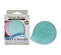 Pack and Go Detangler - Cepillo para cabello grueso, color turquesa-rosa, unisex, 1 cepillo para el cabello