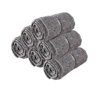 Pack and Move - Juego de 6 fundas protectoras de material reciclado, 1,5 x 2 m, 350 g/m², color gris