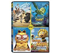 Pack Animales: Las Aventuras De Sammy + Animals United + Maya 3D + Garfield [DVD]