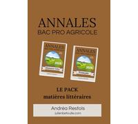 Pack annales bac pro agricole matières littéraires 2026