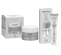 [Pack ANTI-EDAD - Prevent Age Skin] Crema Facial Retinal contra las primeras arrugas + Contorno de ojos contra las Bolsas de ojeras | Deliplus | 50 ml + 15ml