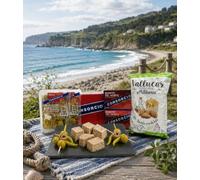 Pack Aperitivo Gourmet Entre Olas | 2 Gildas Consorcio + 2 Bonito del Norte Consorcio + Patatas Artesanas Vallucas | Lote Gourmet para Vermut y Regalo
