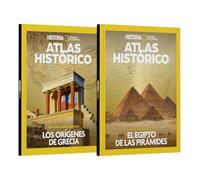 Pack Atlas Histórico de National Geographic. Contiene 2 revistas: El Egipto de las pirámides. Los origenes de Grecia