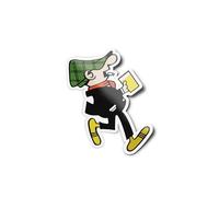 Pack autoadhesivos Andy Capp aficionados fútbol hooligans fans violencia ultras pelea casual 9 cm vinilo calidad resistente agua y uv