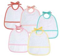 PACK BABEROS GRANDES GUARDERÍA NIÑA para bordar a punto de cruz