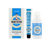 Pack Balm Tattoo Original - Crema de 30 g + Cleansing Gel de 100 ml para Tatuajes - Línea Aftercare para Pieles Sensibles Tatuadas - Sin Sulfatos - Hidrata la Piel y Favorece su Regeneración