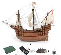 Occre Santa María - Kit de montaje de madera y metal - escala 1:50 - montaje necesario-código 12010S