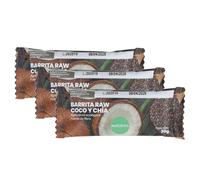 Pack Barrita raw coco y chía Bio 3 unidades de 30g de Naturitas Essentials