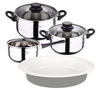 PACK BATERÍA DE COCINA 5 PIEZAS + FUENTE OVALADA DE 36CM