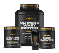 Pack BigMan | Ultimate Wehy Proteína 2kg + Creatina 300 Gr + Glutamina 300Gr + Shaker PRO "REGALO" | Fuerza, Resistencia | Masa Muscular | Recuperación Muscular (Dubai Chocolate)