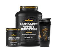 Pack BigMan Ultimate Whey Proteína 2kg + Creatina 300Gr + Shaker PRO | Fuerza, Resistencia | Masa Muscular | Tonificación Muscular | Recuperación Deportiva (2 KILOS, Dubai Chocolate)