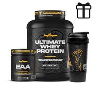 Pack BigMan Ultimate Whey Proteína 2Kg (Fresa Platano) + Aminoacidos Essenciales Electrolitos + Shaker PRO "REGALO" | Fuerza, Resistencia | Tonificación Muscular | Recuperación Deportiva | Isotonico