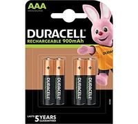 Pack blíster de 4 Pilas Recargables Duracell Ultra, Tipo AAA, 1,2 V - 900 mAh