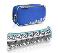 Pack bolsa isotérmica Dia’s, 1 bolsa grande + 1 estuche pequeño, Color azul, Poliéster, fibra de carbono, Elite Bags