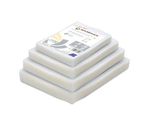 Pack Bolsas de Vacío Gofradas Bolsemack para Envasadoras Al Vacío Domésticas (100 Uds.) 4 medidas diferentes- Compatible con Todas las Envasadoras Domésticas Libre de Bisphenol y Ftalatos