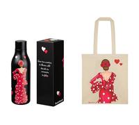 Pack Botella Térmica + Bolsa Tote Cádiz - Botella Macarena + Bolsa Macarena - Diseño illustrArte