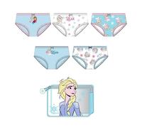 Pack Braguitas Neceser Frozen - Ropa Interior Niña Algodón Suave y Transpirable, Braguitas Disney Ajustables y Cómodas, 4-5 Años