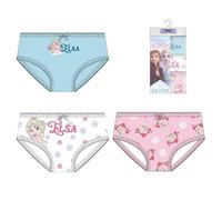 Pack Braguitas Single Jersey 3 Piezas Frozen para niña - Pack Braguitas 3 Piezas Frozen con diseño Infantil para Uso Diario