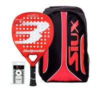 Pack Bullpadel Indiga Power 24 y Mochila Siux Fusión Rojo