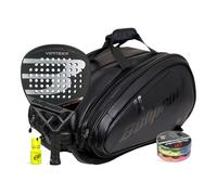 Pack Bullpadel Vertex 03 Cmf Paletero Avant Leather 2 Tambor Dry Grip