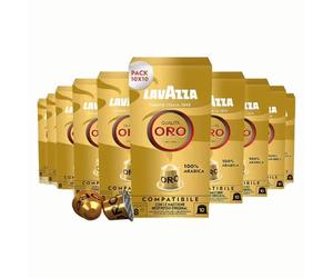 Pack Café Lavazza Qualita Oro Capsulas Compatibles Nespresso 100 Uds