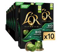 Pack Café L'OR 100 Cápsulas BIO Organic - 10 Uds