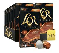 Pack Café L'OR 100 Cápsulas Caramelo Compatibles Nespresso