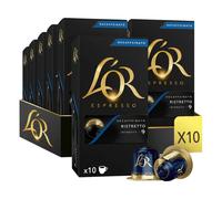 Pack Café L'OR 100 Cápsulas Ristretto Descafeinado Compatibles Nespresso