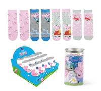 ARTESANÍA CERDÁ, S.L. Calcetines Peppa Pig Pack 4 – Antideslizantes, cómodos – 27-30 Unisex niños