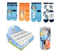 CERDÁ Pack Calcetines Bluey Cómodos antideslizantes, 4 unidades 27-30 Unisex
