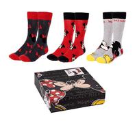 Pack calcetines de minnie mouse - colores gris, rojo, negro y amarillo