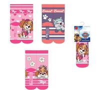 Pack Calcetines Niña Paw Patrol diseño cómodo y seguro para casa o guardería | Calcetines Paw Patrol antideslizantes para niños