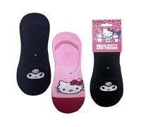 Pack Calcetines Pinkies Hello Kitty Niño y Niña - Pack 2 Pares Calcetines Hello Kitty Invisibles y Transpirables, Calcetines Cortos Infantiles y Antideslizantes, Talla 36/43