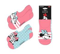 Pack calcetines pinkies Minnie para diario, deporte y ocio - Calcetines pinkies invisibles y cómodos para zapatillas y mocasines