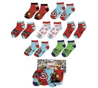 Pack calcetines tobilleros Marvel para uso diario y deporte - Pack calcetines tobilleros suaves y transpirables para zapatillas y calzado casual