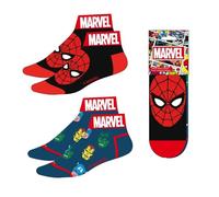 Pack calcetines tobilleros Marvel para uso diario y deporte - Pack calcetines tobilleros suaves y transpirables para zapatillas y calzado casual